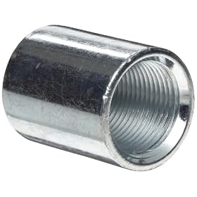 Anvil 8700158903, Steel Pipe Fitting, Coupling, 2" NPT Female, Galvanized Finish