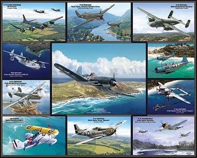 White Mountain Puzzles Airplanes of World War II