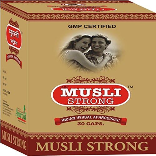 Safed Musli SEX PILLS Libido Sperm Enhancer 60 Musli Strong Power Capsules/60 capsules.