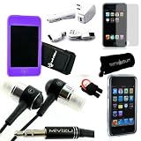 Bundle Kit for Apple iPod Touch iTouch 2G 3G 8GB 16GB 32GB 64GB home car charger screen protector silicone skin leather case FM Transmitter 2nd 3rd Gen Apparel ipod fm transmitter