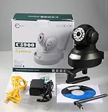 Esky C5900 Wifi H264 IP Camera w/ Pan & Tilt, Night Vision, 2 Way Audio on Apple Mac, Windows, @gmail compatible. Micro Sd Slot