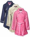 Hawke & Co Kids Coat, Girls Belted Trench Coat