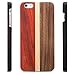 VENA [NEU Fuse] Ultra Slim Genuine Wood Backplate Hybrid Case for Apple iPhone 6s Plus (2015) / iPhone 6 Plus (2014) - Rosewood / Maple / Walnut wood