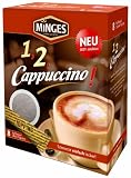 Produkt-Bild: Minges 1-2 Cappuccino &raquo;Classic&laquo;, Kombipackung: 8 Pads/8 x Milch-Topping, 5er Pack (5 x 144 g)
