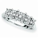Sterling Silver 1/4 ct. Cubic Zirconia Cluster Ring