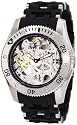 Invicta Men's 1254 Sea Spider Mechanical Skeleton Dial Black Polyurethane Watch