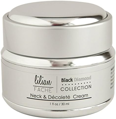 Neck &amp; Dècolletè - By Lilian Fache - Skin Care - Anti Aging Cream for Neck and Chest (Dècolletè) - Skin Rejuvenation for Aging Spots and Wrinkles -Black Diamond Dust Infused - Beauty Skin Care Product - Collagen Restoring - Try This One of a Kind Anti Aging Wrinkle and Spot Cream with Confidence - 1oz./30ml