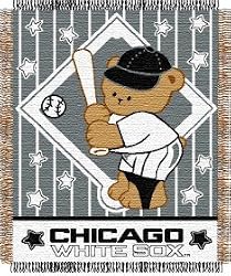 Chicago White Sox 36"x48" Woven Baby Throw Blanket - Baseball Sports Merchandise