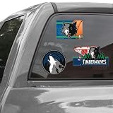 Minnesota Timberwolves 11x7 Ultra Decal Sheet
