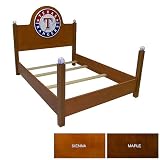 Sports Furniture Texas Rangers Twin Bed (Maple)