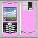 Blackberry 8100 Pearl pink carbon Skin 31008