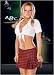 Womens SM/MED (2-8) Sassy School Girl Costume Skirt/Top Set