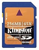 Kingston 256MB SECURE DIGITAL CARD ( SD/256-S ) (Retail Package)