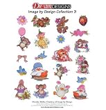 Brother PES Embroidery Machine Card IMAGE BY DESIGN #3 CUTES