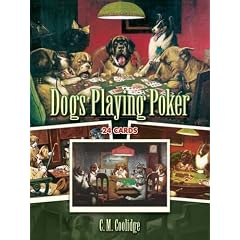 Dogs Playing Poker: 24 Cards