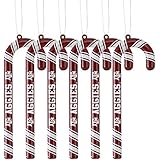 Texas A&M Aggies Official NCAA 5 inch Candy Cane Christmas Ornament Set