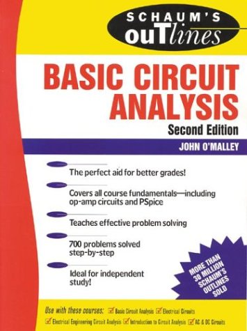 Cover image : Schaum's Outline of Theory and Problems of Basic Circuit Analysis (Schaum's Outlines)