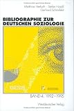 Produkt-Bild: Bibliographie zur deutschen Soziologie: Band 4: 1992 - 1995