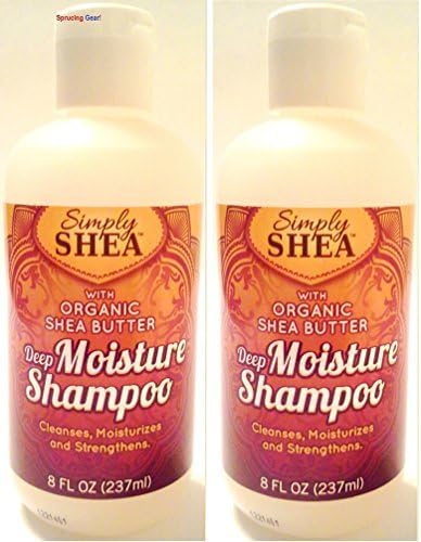 Deep Moisture Shampoo w/ Organic Shea Butter (2 Pack) 8oz