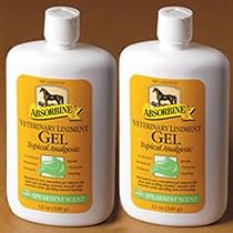 Absorbine 2-Pack Veterinary Liniment Squeeze Bottle Gel, 12-Ounce
