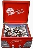 Retro Animated Decorative Vintage Record Player Christmas Music Box