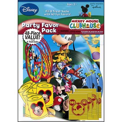 Mickey's Clubhouse Favors Value Pack, 48pc