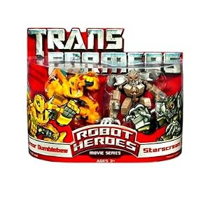 Transformers: Robot Heroes > Armor Bumblebee And Starscream Action Figure Multipack