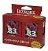 Lexmark 18L0728 83 �J���[�J�[�g���b�W 2�p�b�N 18L0728