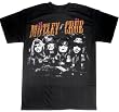 Motley Crue The Band as Zombies Black Adult T-shirt