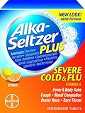 Alka-Seltzer Plus Flu Citrus Effervescent, 20 Count