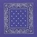 Royal Blue Paisley Bandana