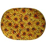 Sunburst Quilted Oval Placemat