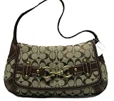 AUTHENTIC COACH ERGO SIGNATURE BELTED FLAP 11277