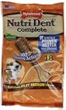 Nylabone Nutri Dent Complete Medium Filet Mignon Flavored Dog Treat Bone, Medium 18 Dental Chews, 17.1 oz