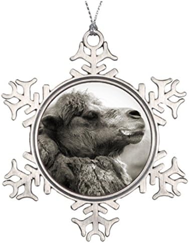 Personalised Christmas Tree Decoration Camel Garden Snowflake Ornaments