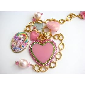 Click here to buy Tarina Tarantino Barbie Multi Hearts Pink Pearls Swarovski Crystal Chain Belt by Tarina Tarantino.