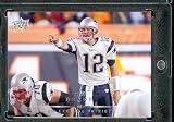 2008 Upper Deck #112 Tom Brady - New England Patriots - NFL Trading Cards in a Protective Display Case!