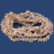 Iridescent AB Chip Chinese Glass Beads Parts 34" Strand
