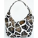 2011 Black Giraffe Print Lady Handbag Purse