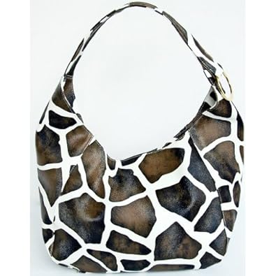 2011 Black Giraffe Print Lady Handbag Purse
