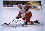 Brett Hull Autographed Detroit Red Wings 11x14 Photo W/PROOF, Picture Of Brett Signing For Us, St. Louis Blues, Dallas Stars, Calgary Flames, Hall Of Fame, Stanley Cup Champion