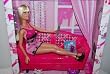 Barbie Glam Doll with Hot Pink Sofa