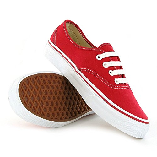Vans Classic Authentic - Red Mens Trainers - 12