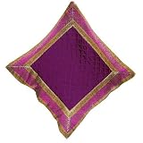 ShalinCraft Pillow Cover Homes Decor India Gift Silk Fabric 16x16 inches Online (bcbr251)