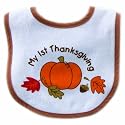 Luvable Friends Thanksgiving Drooler Bib, First Thanksgiving