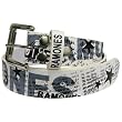 Ramones - All Over Print Leather Belt