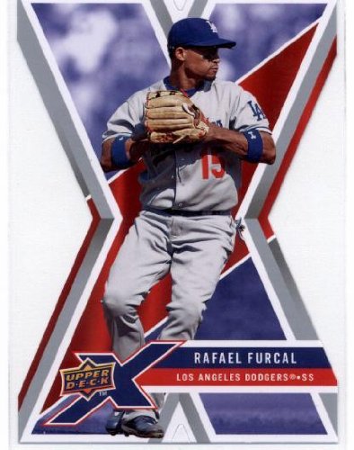 2008 Upper Deck X - UDX - Die Cut #55 Rafael Furcal - Dodgers (Baseball Cards)