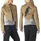 Libertine Crop Military Jacket - Toast