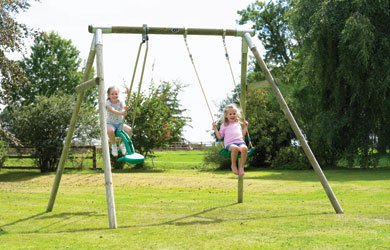 TP Sherwood Double Swing Set