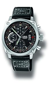 Oris Men's 4154LS BC4 Chronograph Stainless Steel Leather Strap Watch from Oris